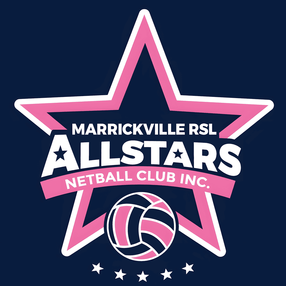 marrickville allstars netball club logo
